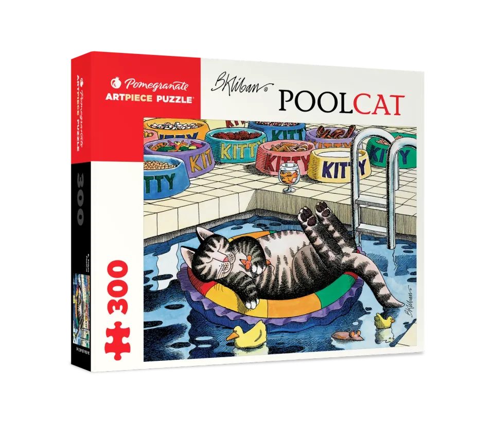 Pomegranate B. Kliban PoolCat puslespil 300 brikker kat