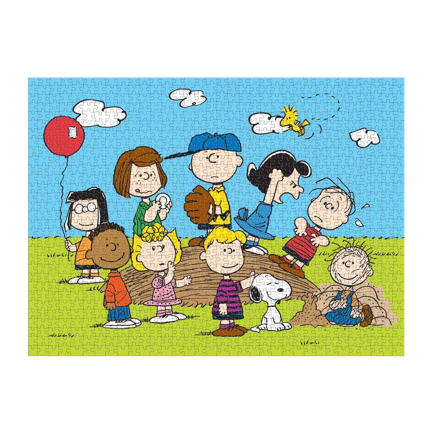 Good Puzzle Co. Galison Peanuts Baseball puslespil 1000 brikker