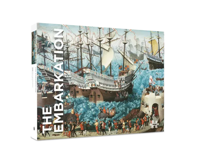 Pomegranate The Embarkation puslespil 1000 brikker havmotiv