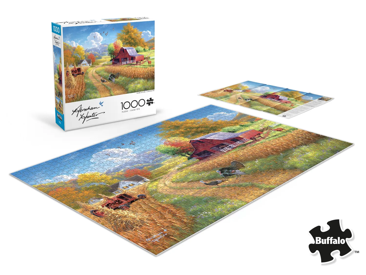 Buffalo Games Abraham Hunter Season Thankful puslespil 1000 efterår