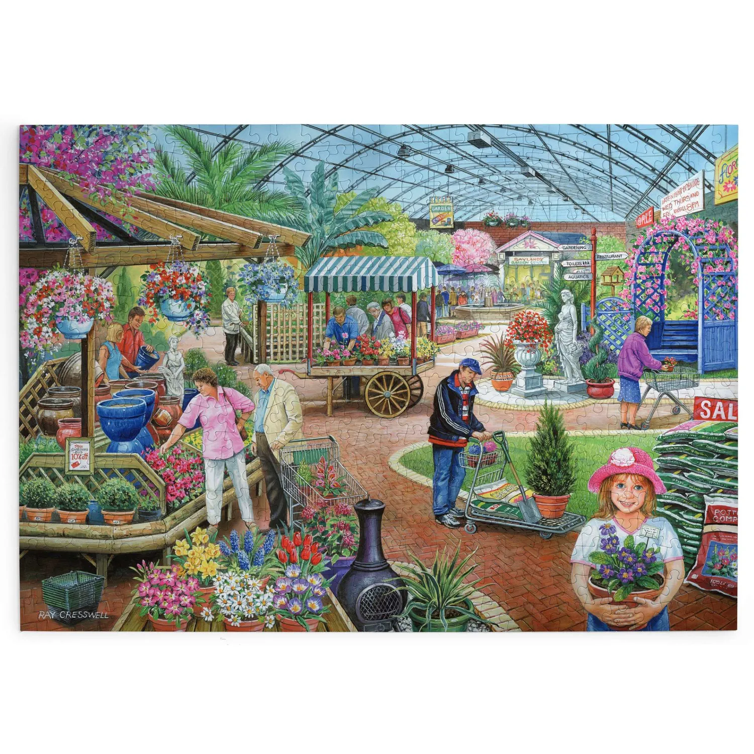 House of Puzzle At The Garden Centre puslespil 500 brikker have