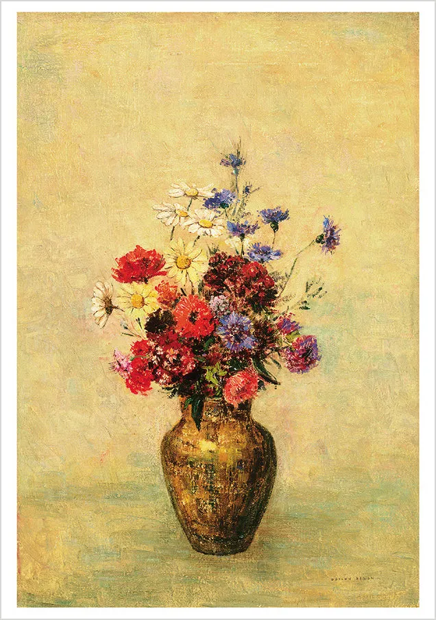Pomegranate Redon Bouquets brevkortsæt 20 kort blomster