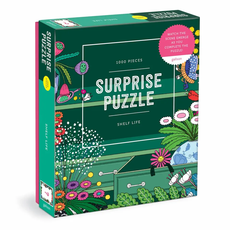 Good Puzzle Co. Shelf Life puslespil 1000 brikker overraskelse