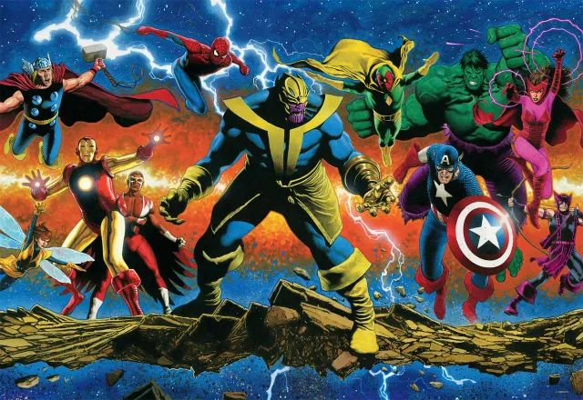 Buffalo Games Marvel Thanos Legacy #1 puslespil 1500 brikker