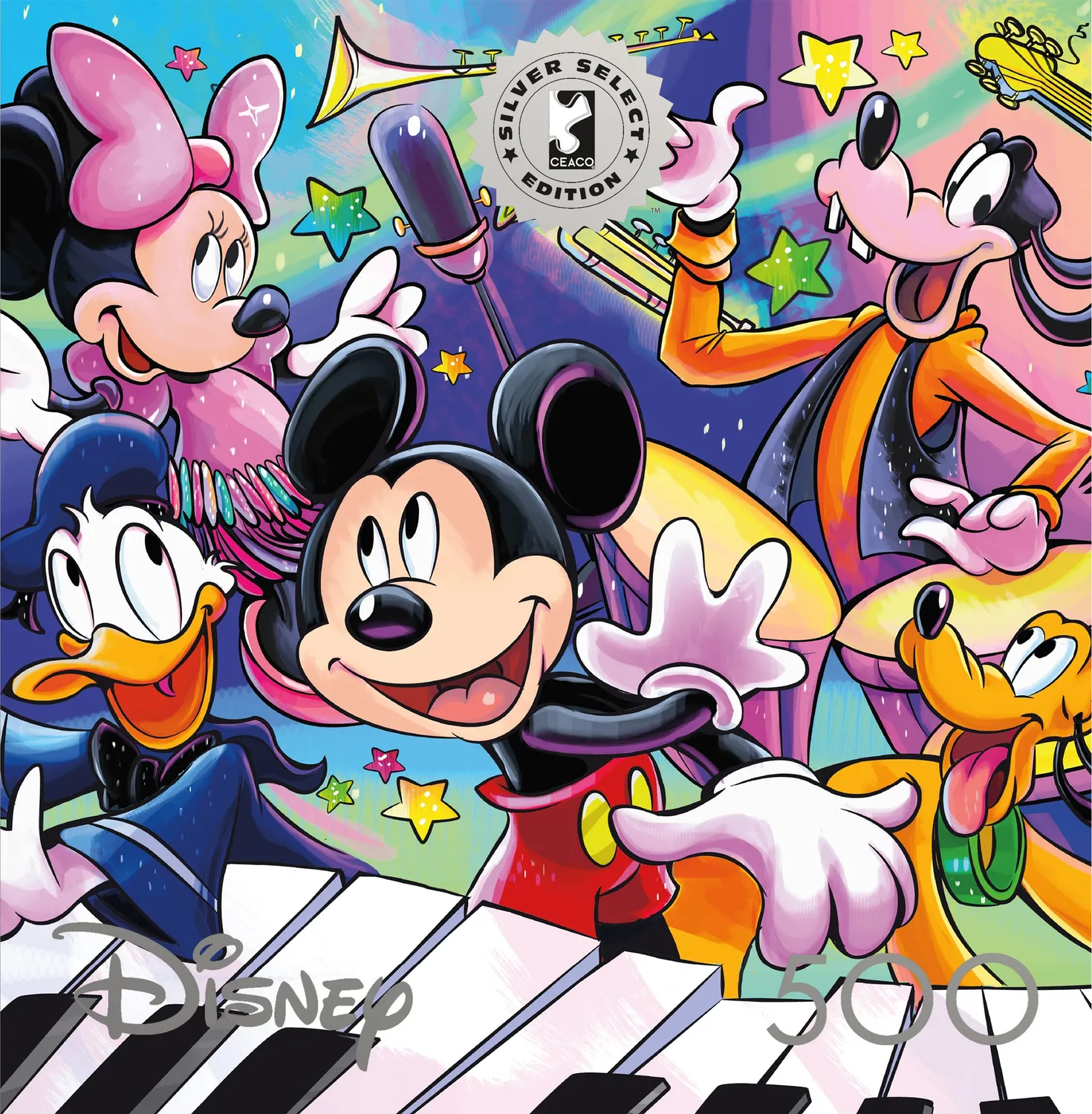 Buffalo Games Silver Select Mickey's Music puslespil 500 brikker