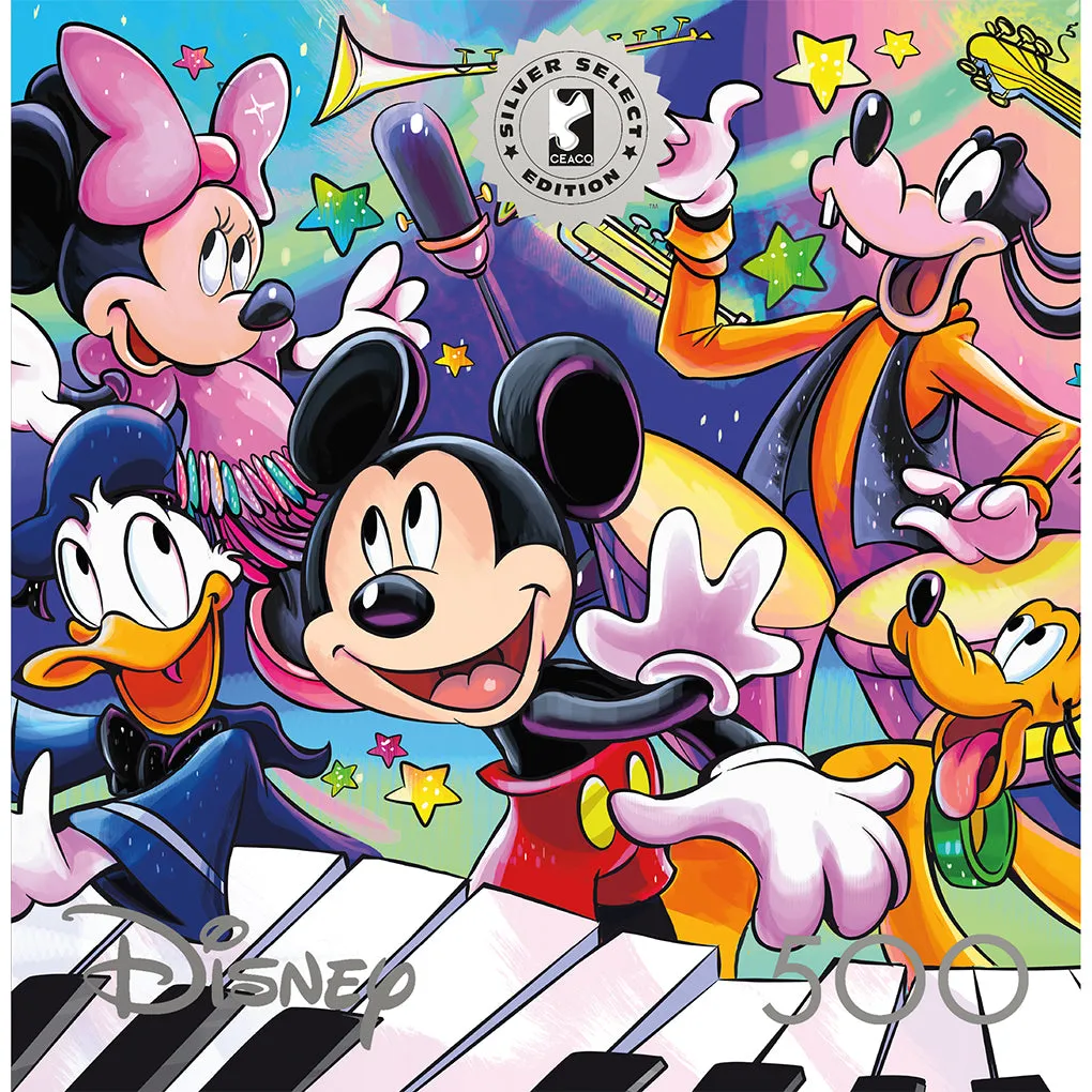 Buffalo Games Silver Select Mickey's Music puslespil 500 brikker