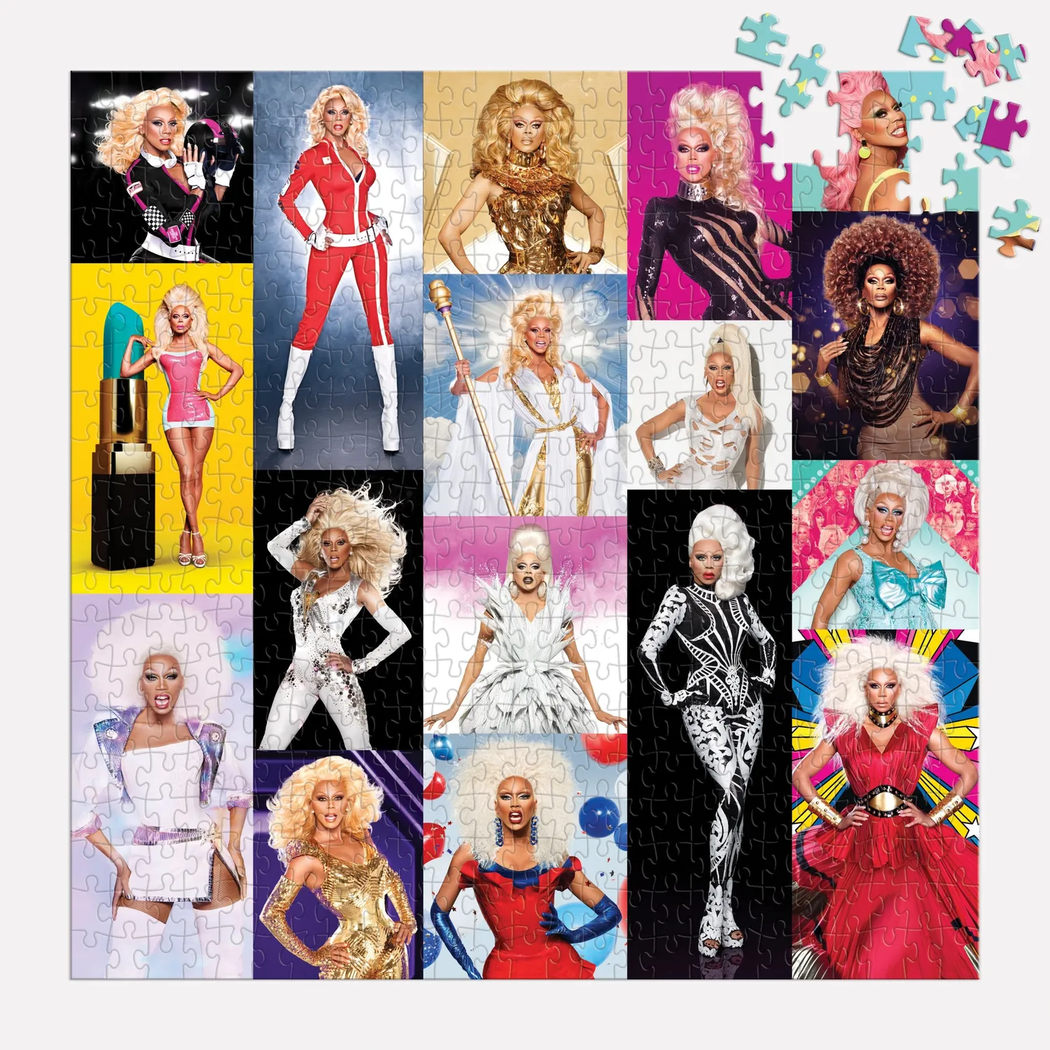 Galison RuPaul's Drag Race puslespil 500 brikker fotos