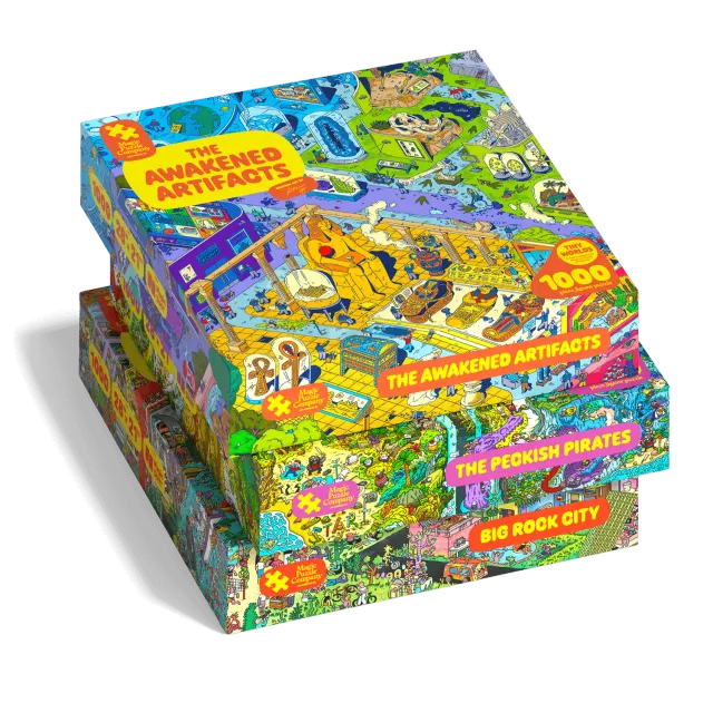 Magic Puzzle Company Series 4 Bundle puslespil 3-pak magisk