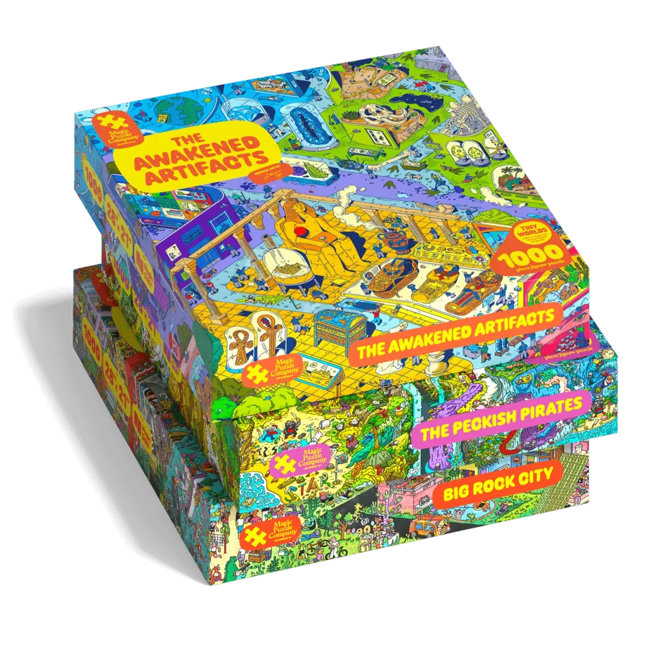 Magic Puzzle Company Series 4 Bundle puslespil 3-pak magisk