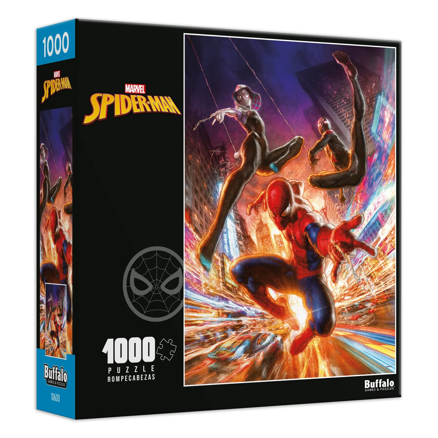 Buffalo Games Marvel Spider-Man puslespil 1000 brikker bynat