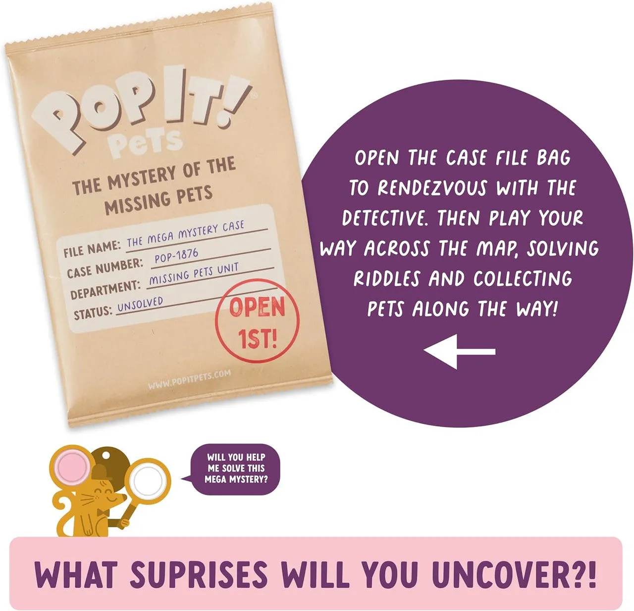 Buffalo Games Pop It Pets Mega Pack Season 2 fidgetlegetøj