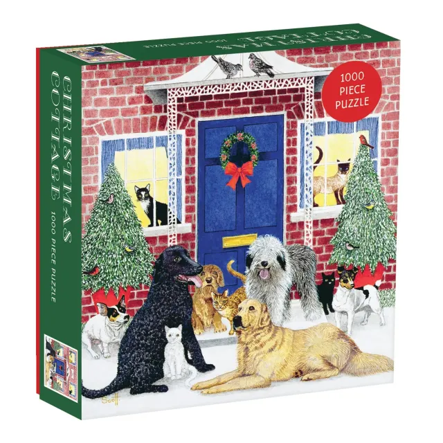 Galison Christmas Cottage 1000 brikker puslespil jul
