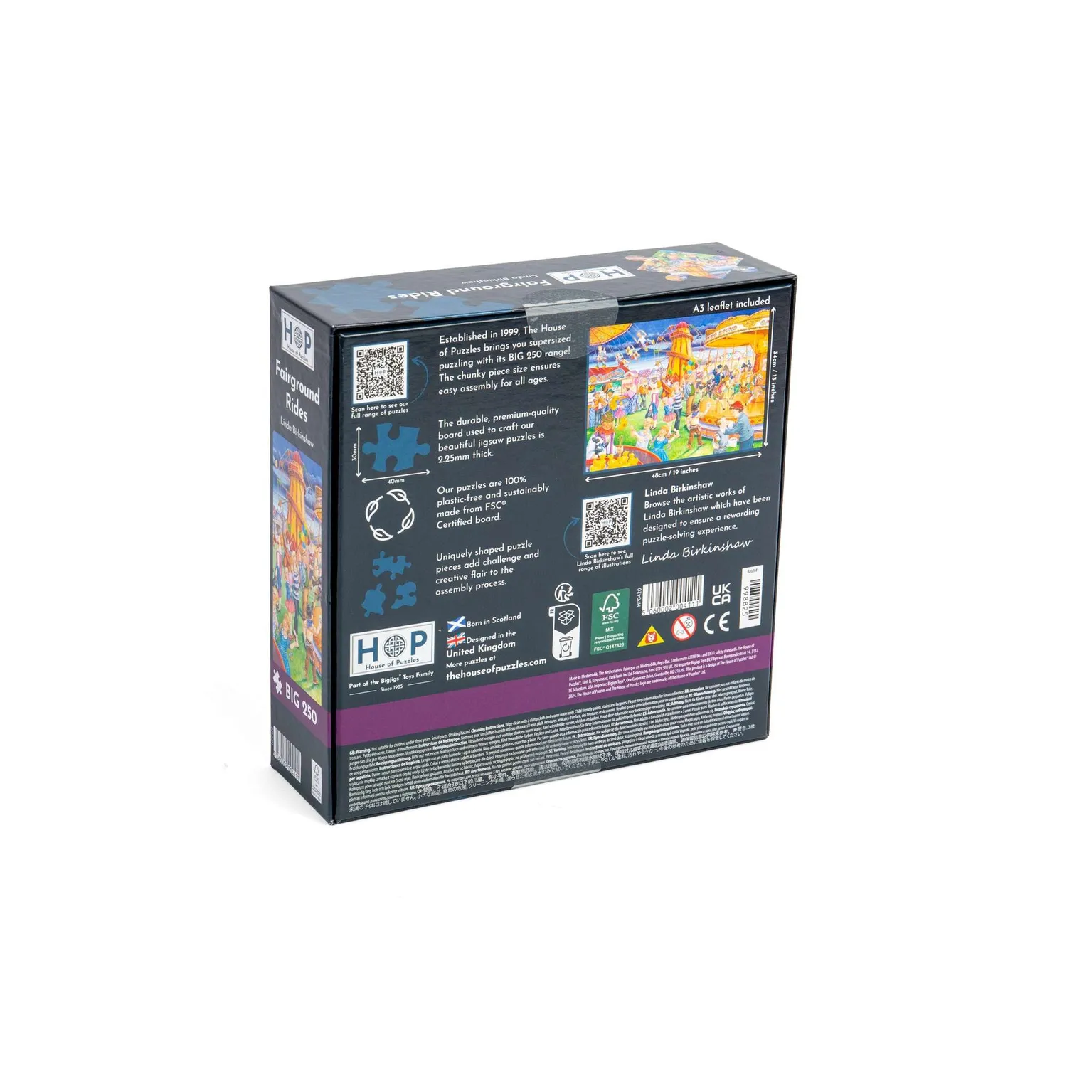 House of Puzzle Fairground Rides BIG 250 puslespil tivoli