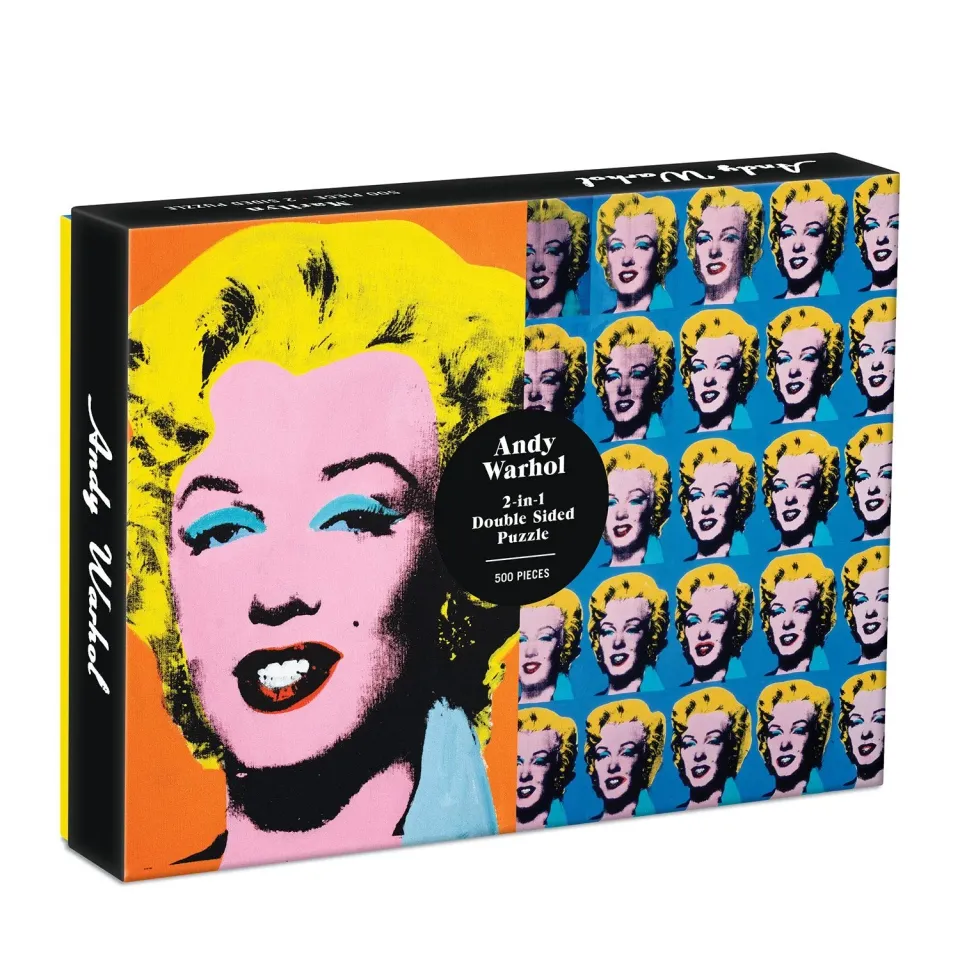 Good Puzzle Co. Warhol Marilyn puslespil 500 brikker dobbeltsidet