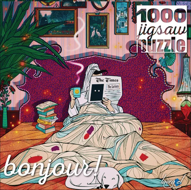 Buffalo Games Bonjour Under the Covers puslespil 1000 brikker