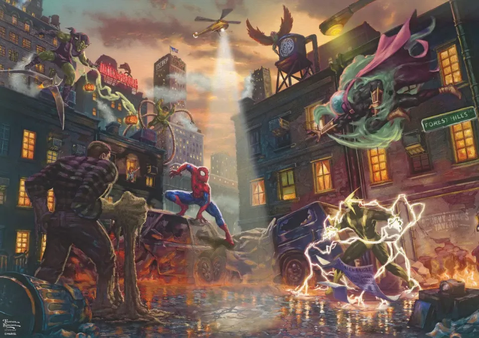 Buffalo Games Noir Marvel Spider-man puslespil 500 skurke