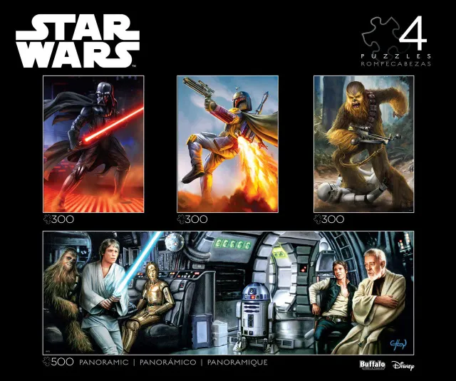 Buffalo Games Star Wars Classic Multipack #2 puslespil 4-pak 1400 brikker