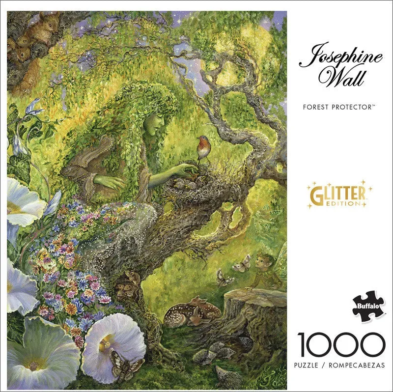 Buffalo Games Josephine Wall Forest Protector puslespil 1000 brikker glitter