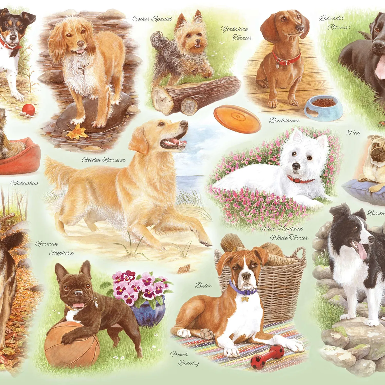 House of Puzzles Best Friends BIG puslespil 250 dyr