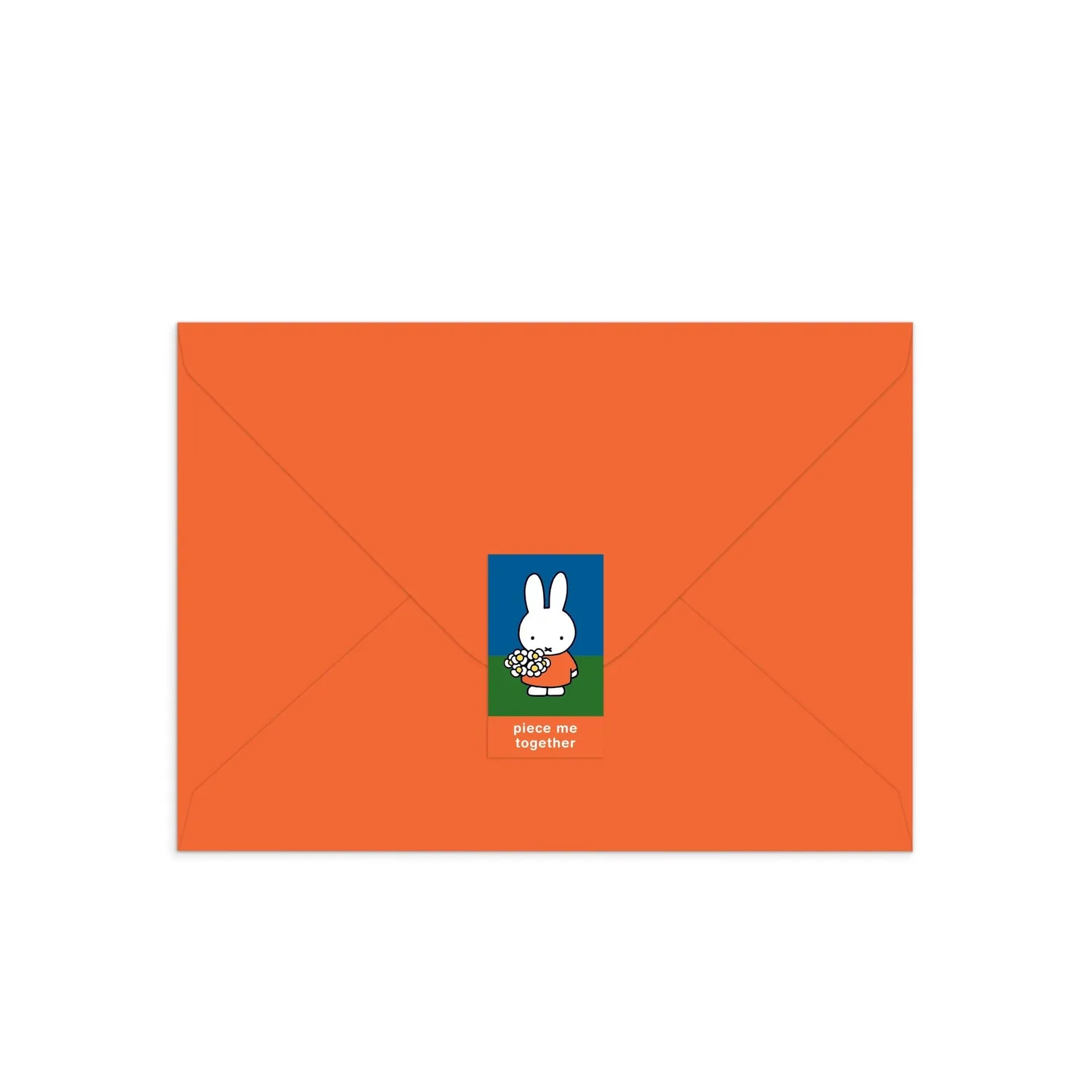 Galison Miffy Birthday kortpuslespil 60 brikker orange