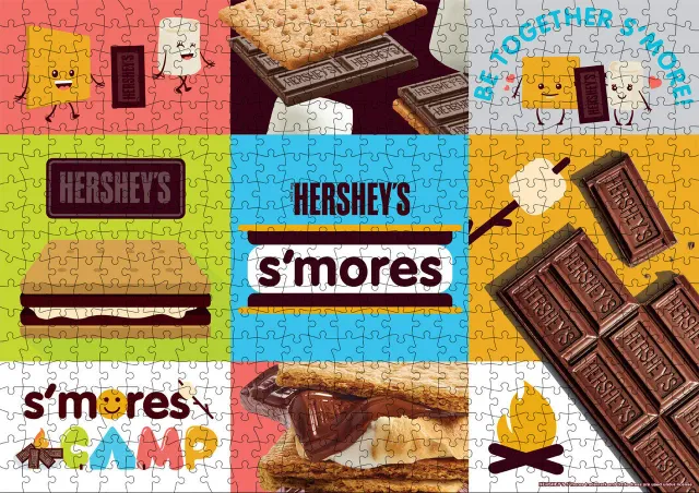 Buffalo Games Hershey S'mores Collage puslespil 300 store brikker