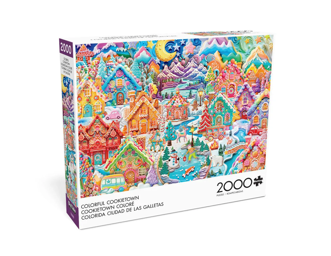 Buffalo Games Colorful Cookietown puslespil 2000 brikker jul