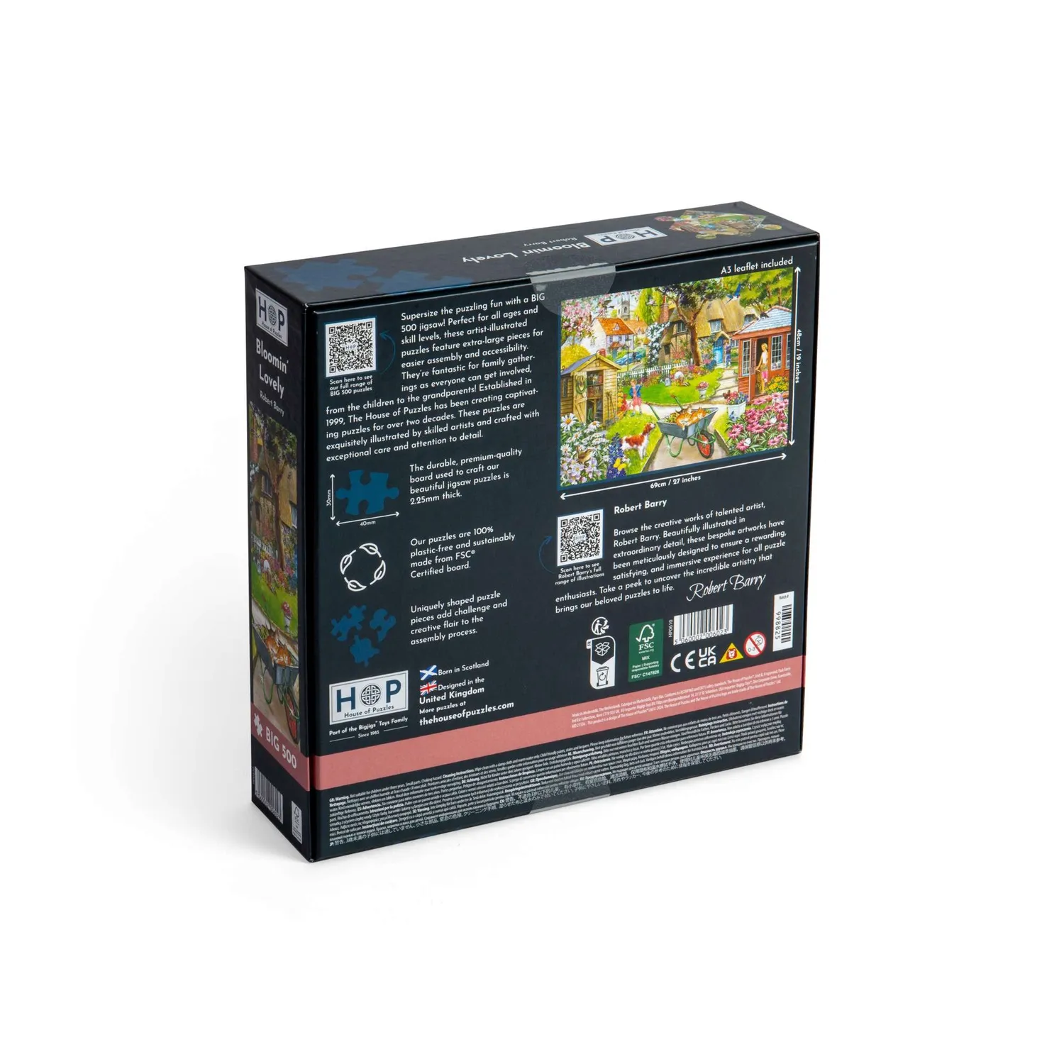 House of Puzzle BIG 500 Bloomin Lovely 500 brikker puslespil have