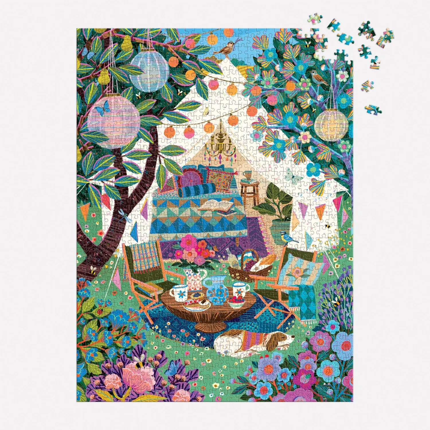 Good Puzzle Co. Victoria Ball Blooming Escape puslespil 1000 brikker blomster