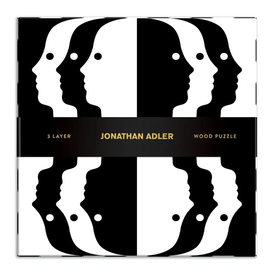 Galison Jonathan Adler Atlas træpuslespil 3 sæt 47 brikker