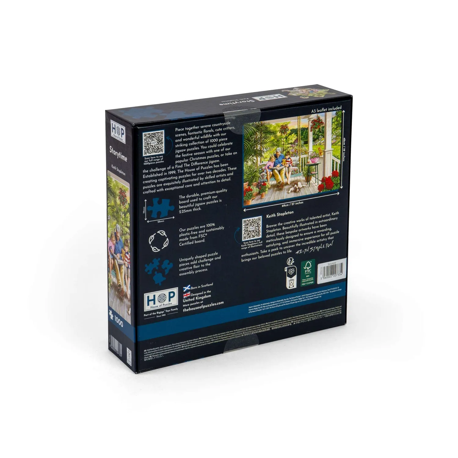House of Puzzles Storytime puslespil 1000 brikker 48x69