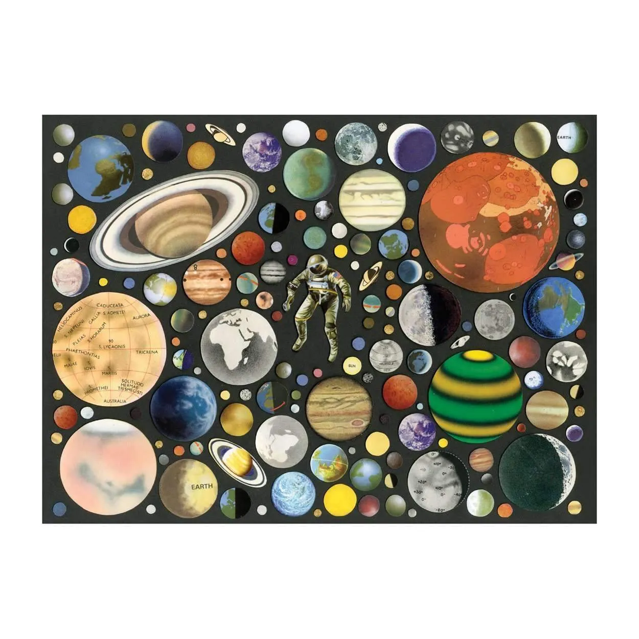 Good Puzzle Co. Zero Gravity puslespil 1000 brikker planeter