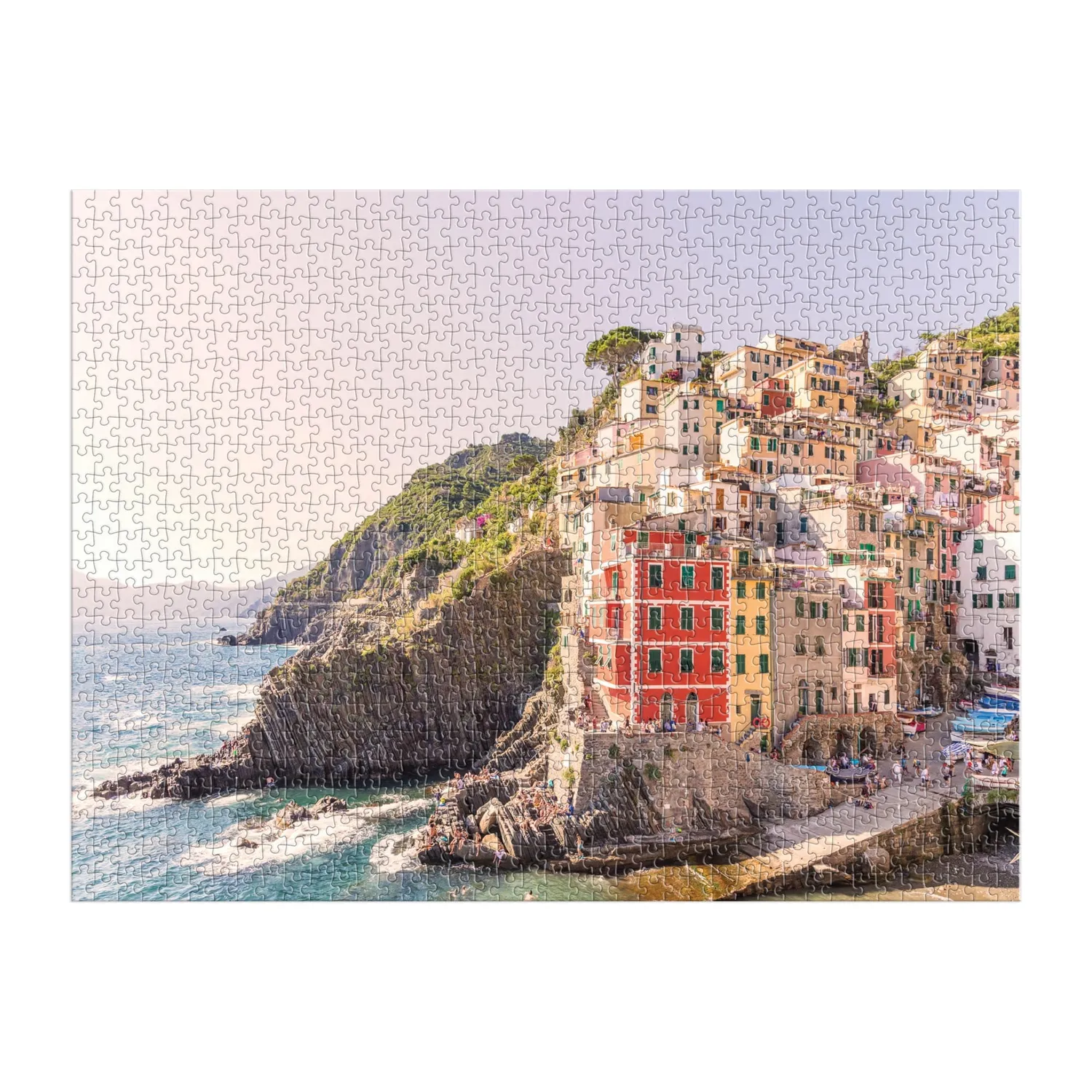Good Puzzle Co. Gray Malin Cinque Terre 1000 brikker puslespil bogæske