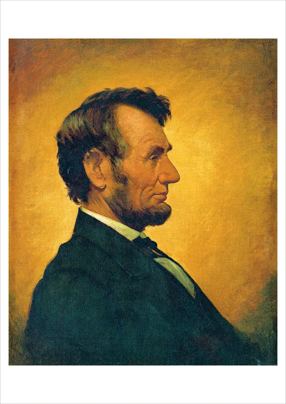 Pomegranate Abraham Lincoln postkort historie enkelt