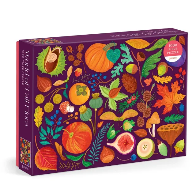 Galison World of Fall Flora puslespil 1000 brikker