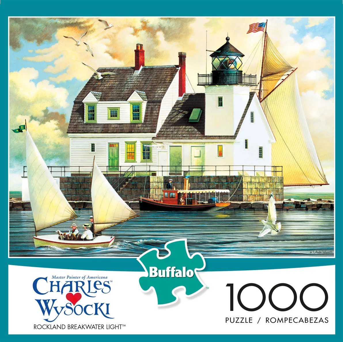 Buffalo Games Wysocki Rockland Breakwater puslespil 1000 brikker