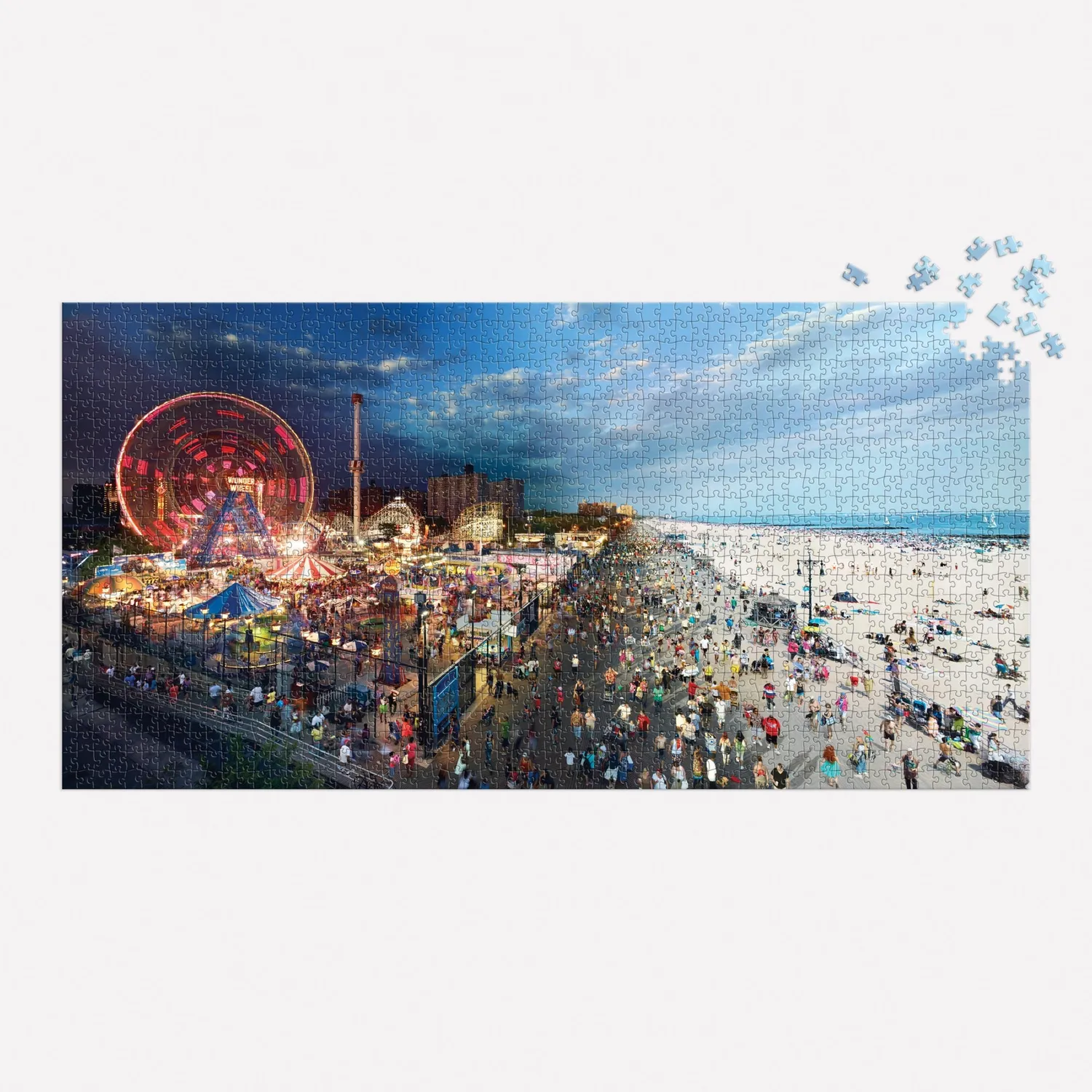 Good Puzzle Co. Day to Night Coney Island puslespil 1500 brikker