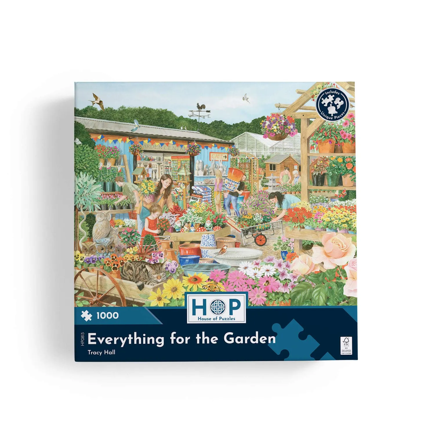 House of Puzzles Everything Garden 1000 brikker puslespil have