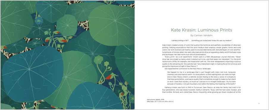Pomegranate Kate Krasin Luminous Prints bog kunst