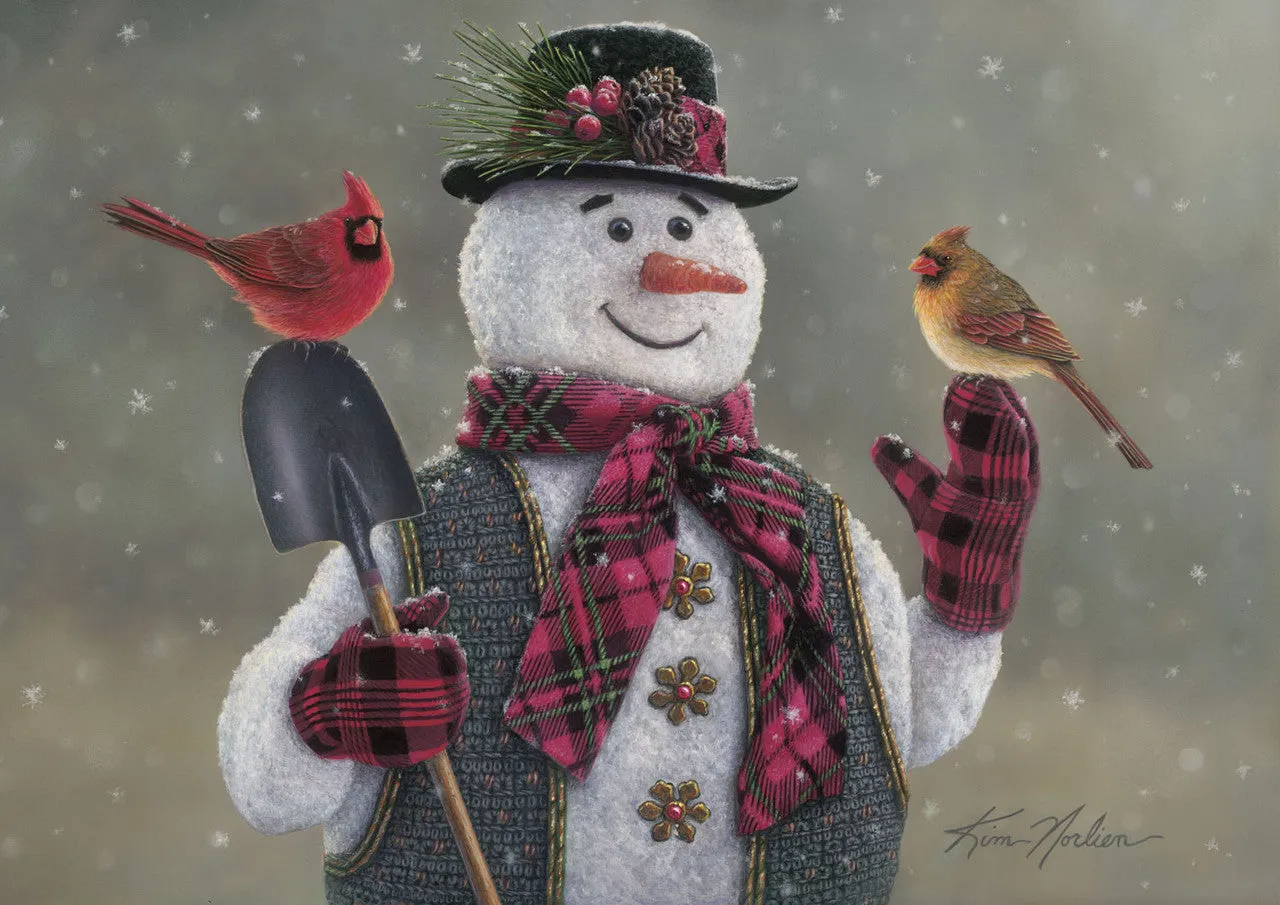Buffalo Games Silver Select Snow Grandpa puslespil 500 brikker julemotiv