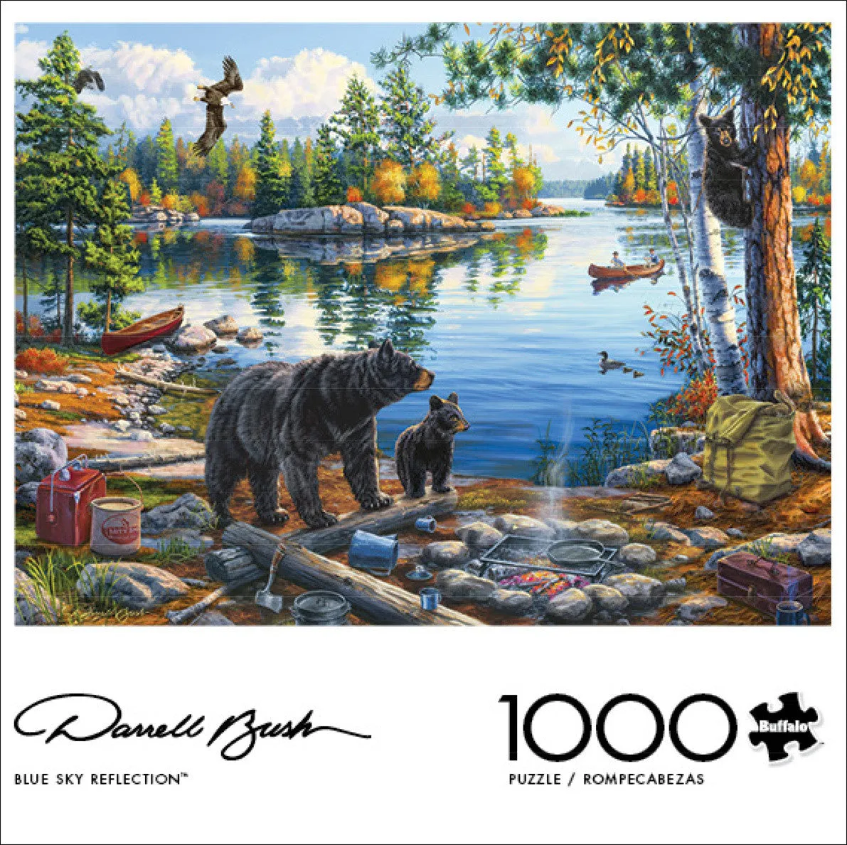 Buffalo Games Darrell Bush Blue Sky Reflection puslespil 1000 brikker