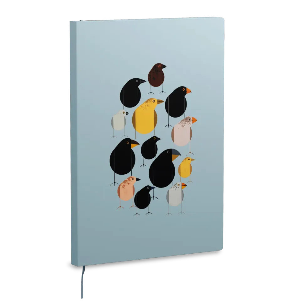 Pomegranate Charley Harper Journal notesbog standard fugle