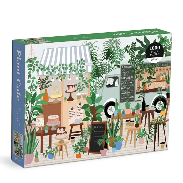 Good Puzzle Co. Plant Cafe puslespil 1000 brikker planter