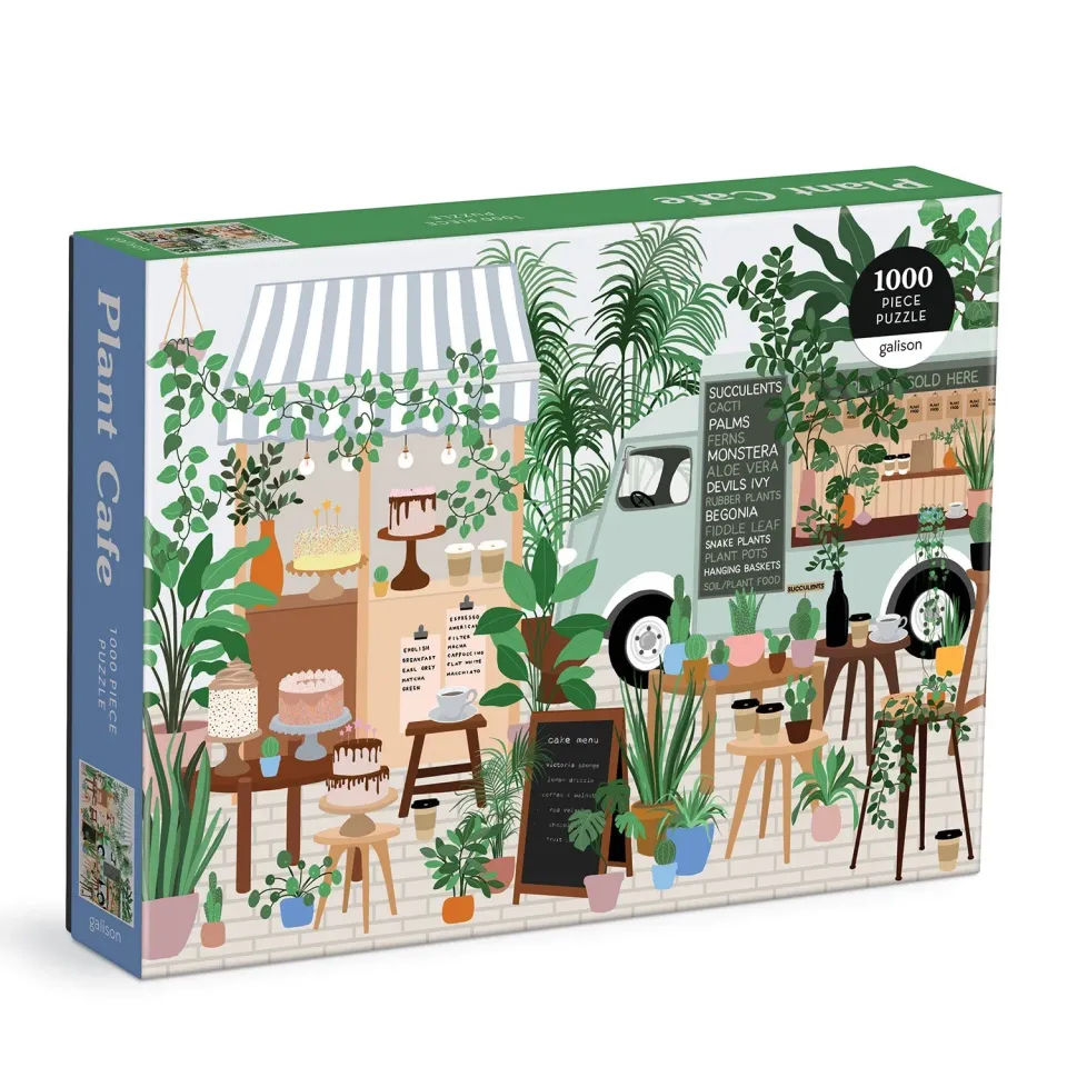 Good Puzzle Co. Plant Cafe puslespil 1000 brikker planter