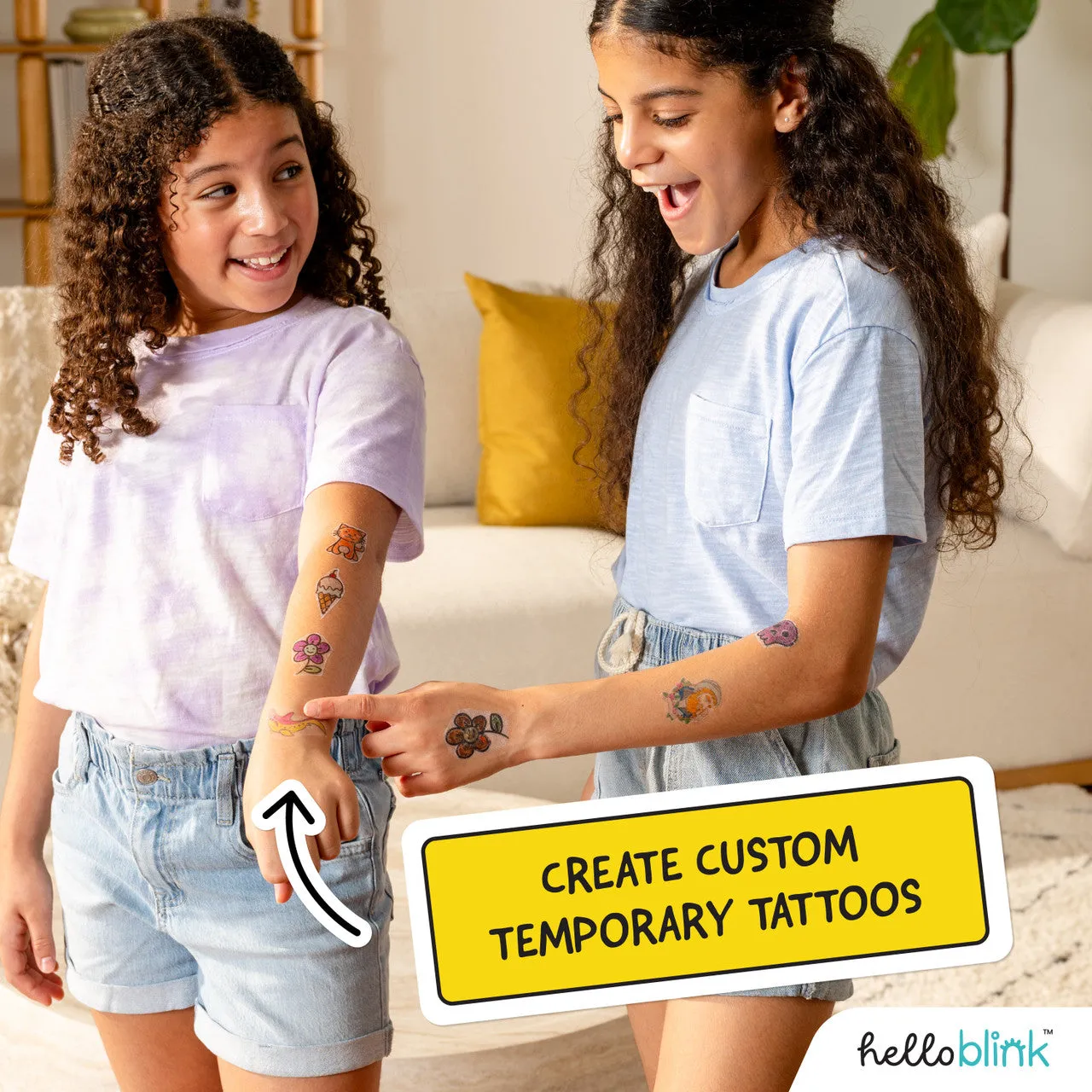 Ceaco Hello Blink Tattoo Maker tatoveringsprinter sæt
