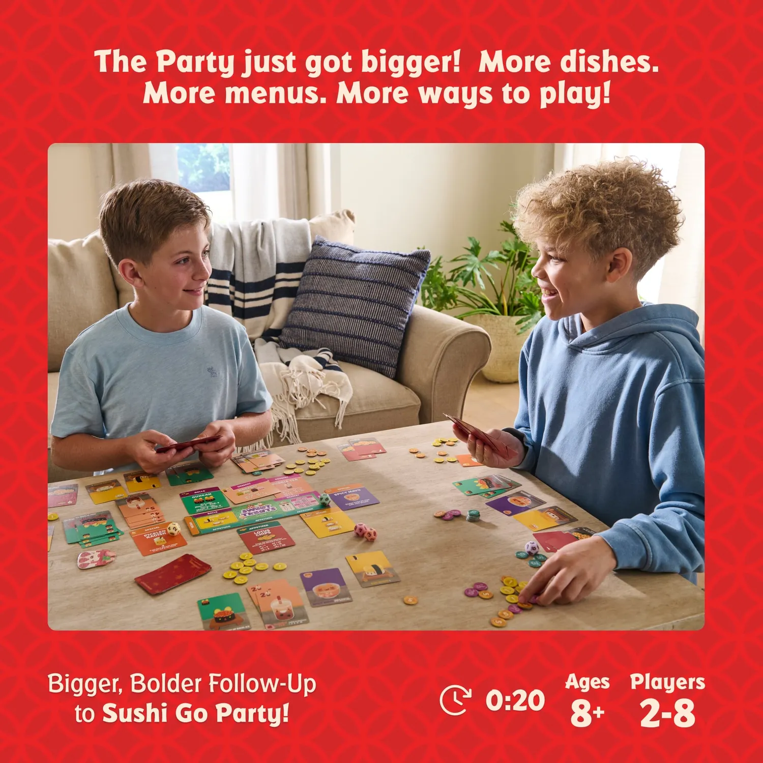 Buffalo Games Sushi Go Party Chef's Special kortspil 2-8 spillere