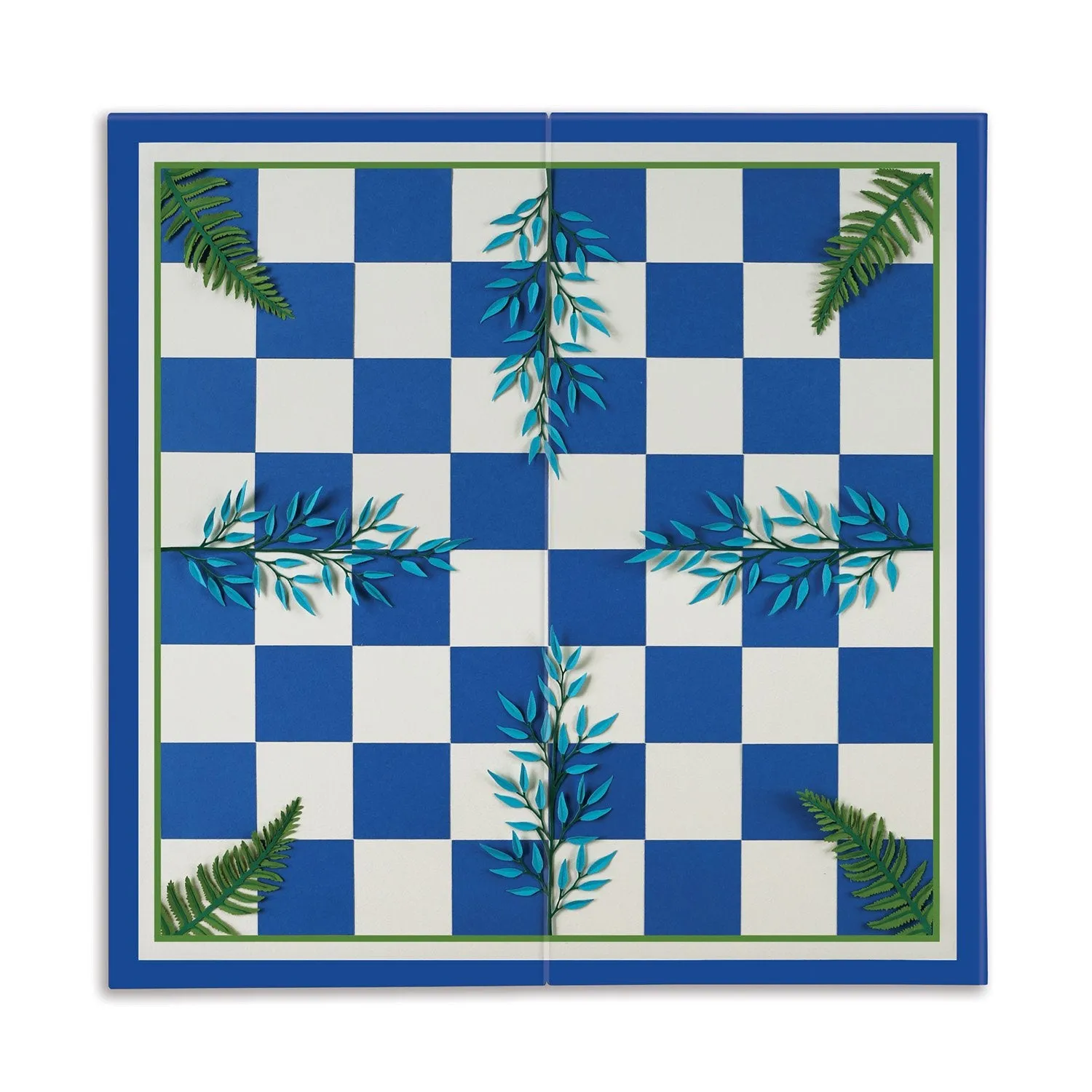 Galison Botanica rejsespil 2-i-1 backgammon dam