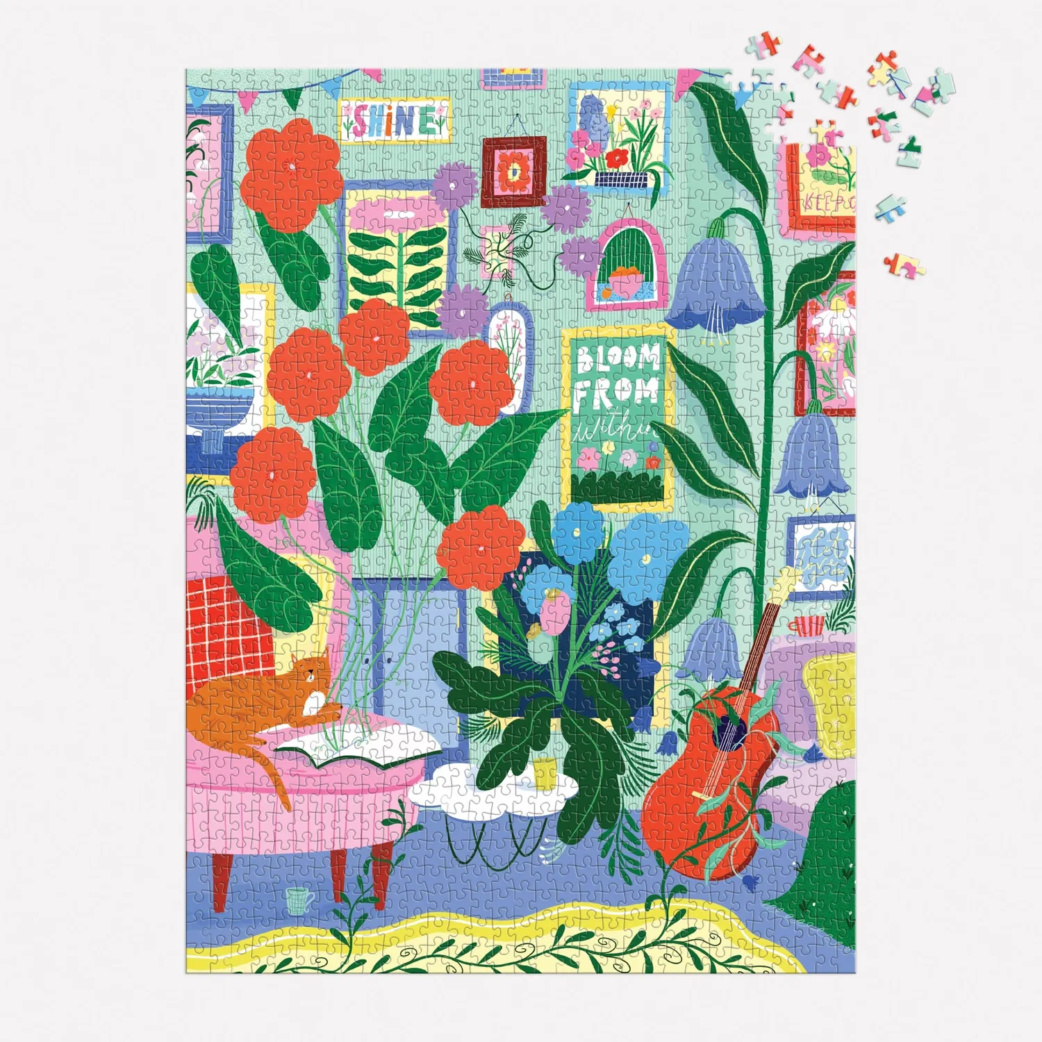 Good Puzzle Co. Room to Bloom puslespil 1000 brikker blomster