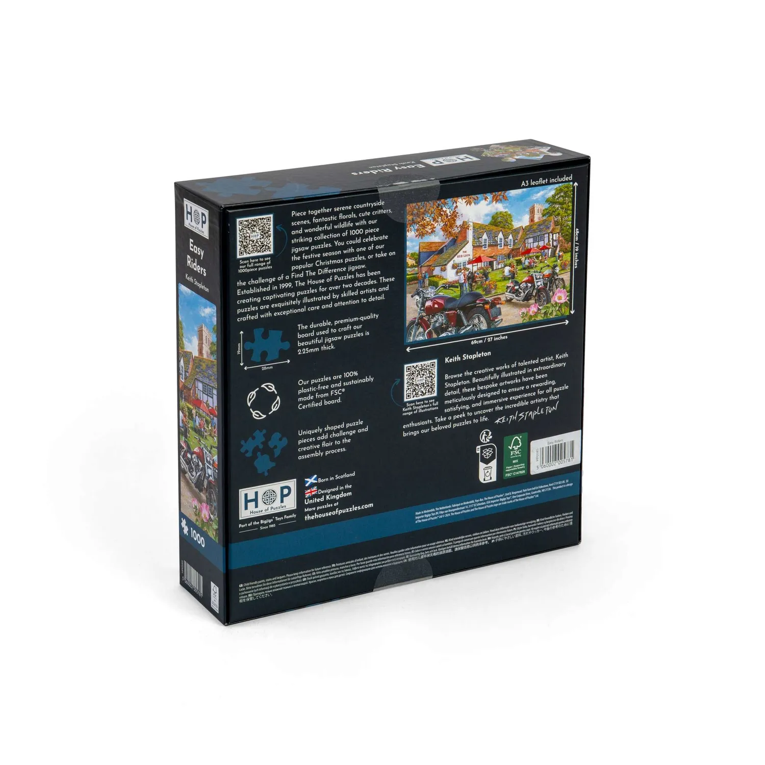 House of Puzzle Easy Riders puslespil 1000 brikker pub