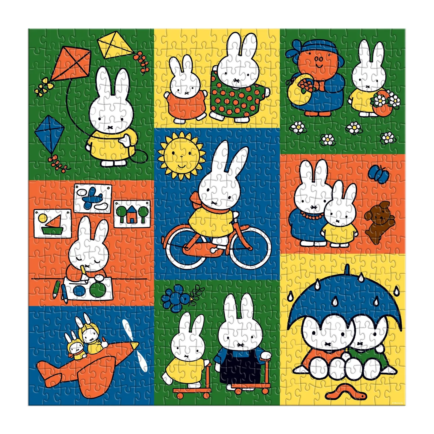 Galison Miffy and Friends puslespil 500 brikker kvadratisk