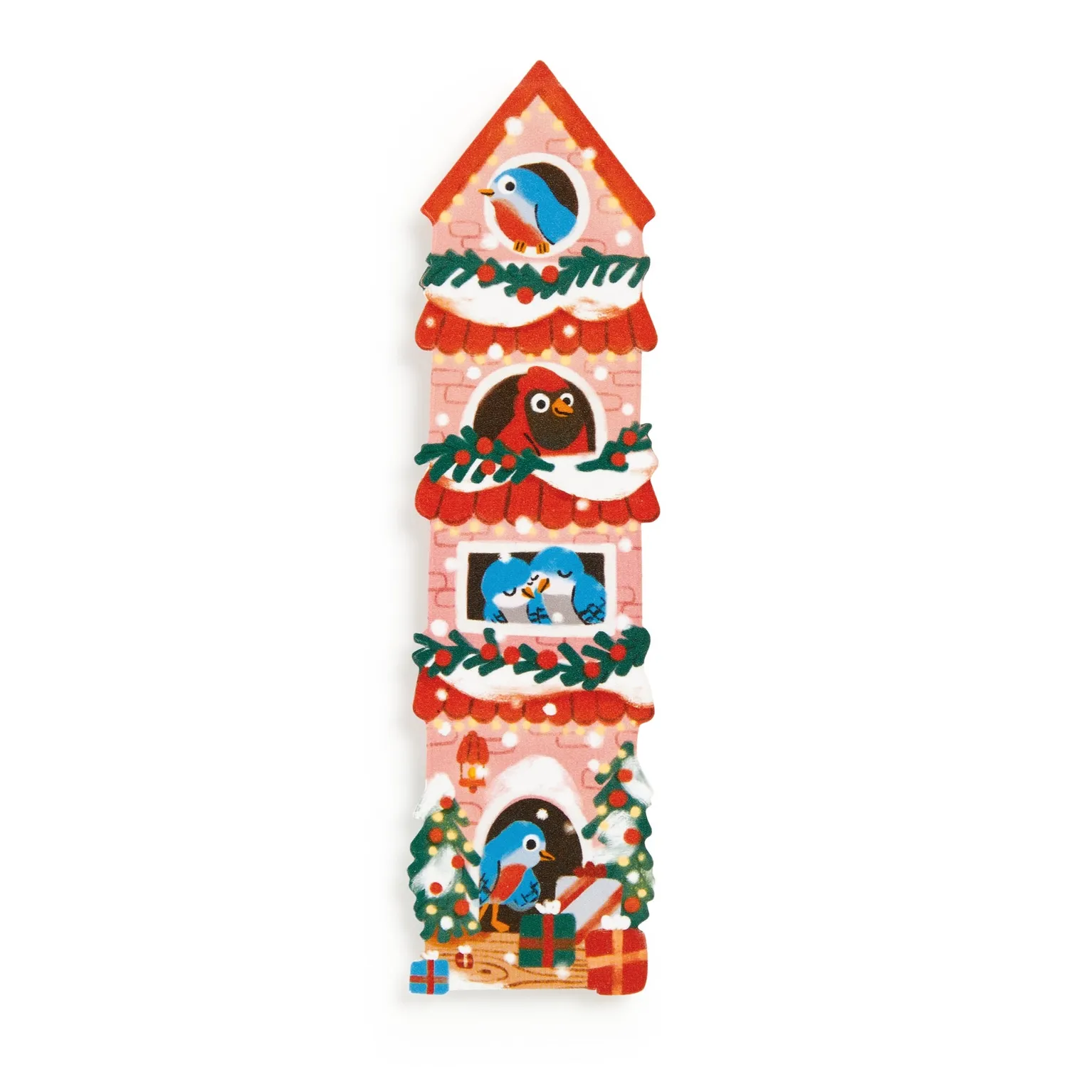 Good Puzzle Co. Season's Tweetings bogmærke fugle jul